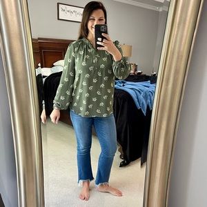 Loft Floral Print Top
